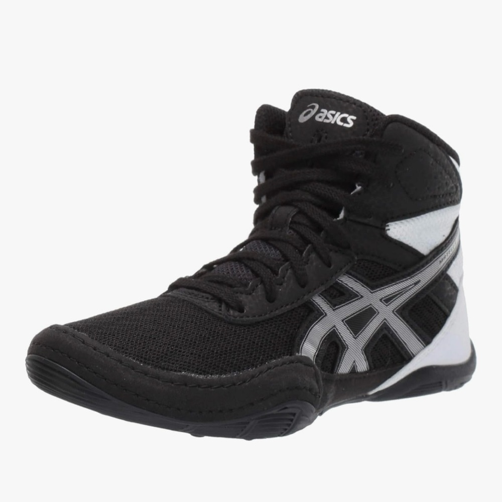 ASICS Matflex 6 Black and White Wrestling Shoes